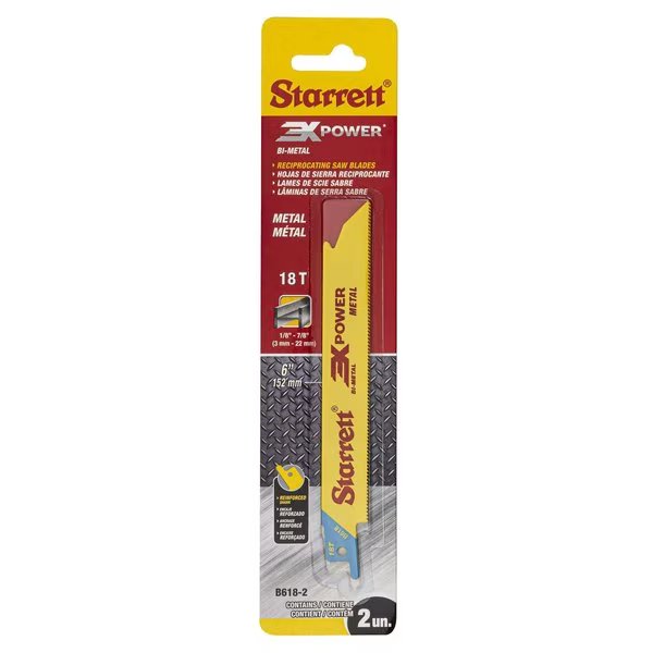 3X Power - Metal, Bi-Metal, Reciprocating Blades, 6